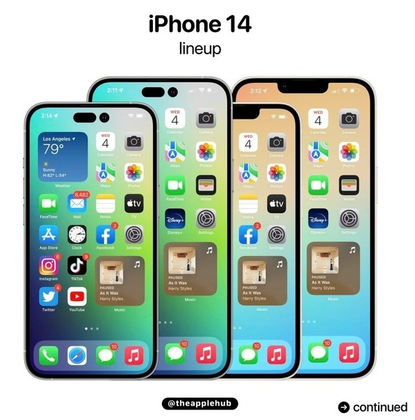 富裕苹果14维修分享iPhone 14全家福 
